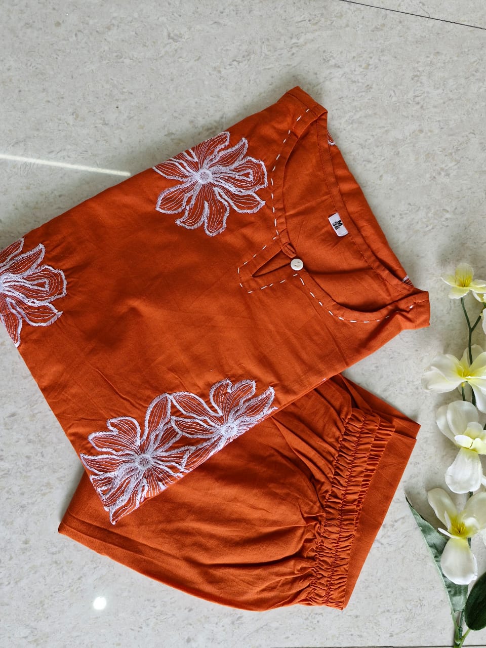 RHS0023 Experience unparalleled comfort and style with this premium cotton pant set/