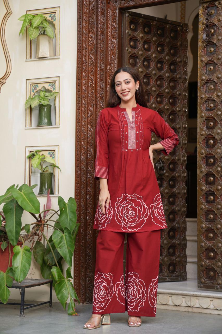 RHS0026 Pure Cotton Co-ord Set