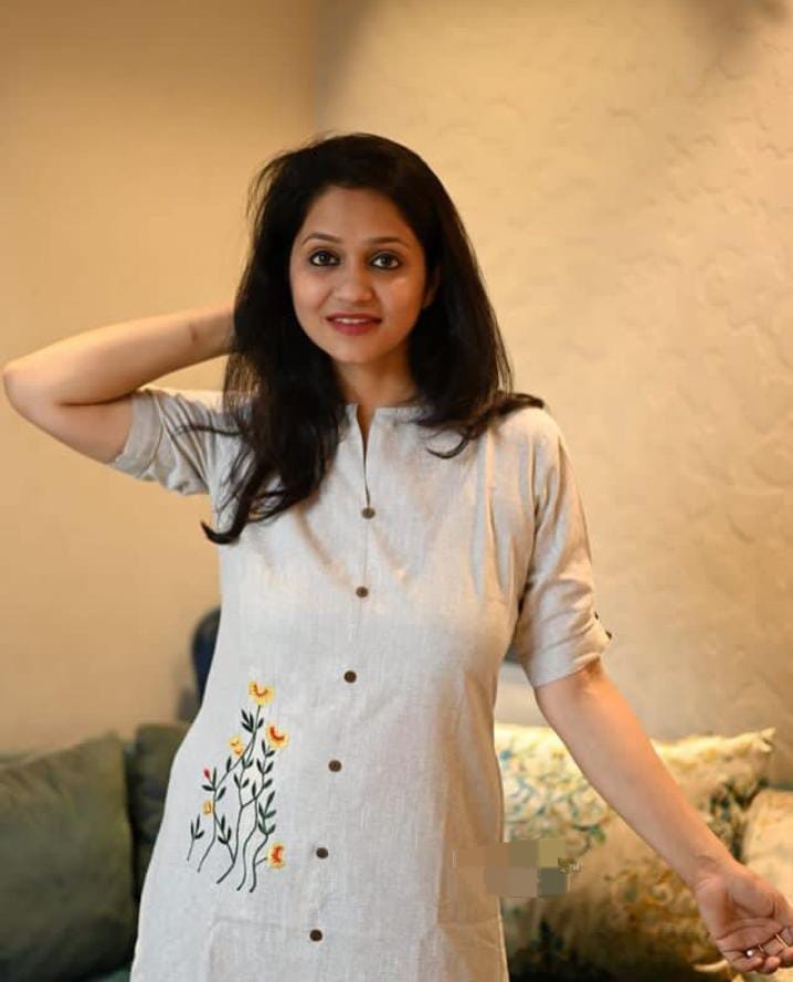 RHS0029  Handloom khadi cotton dress