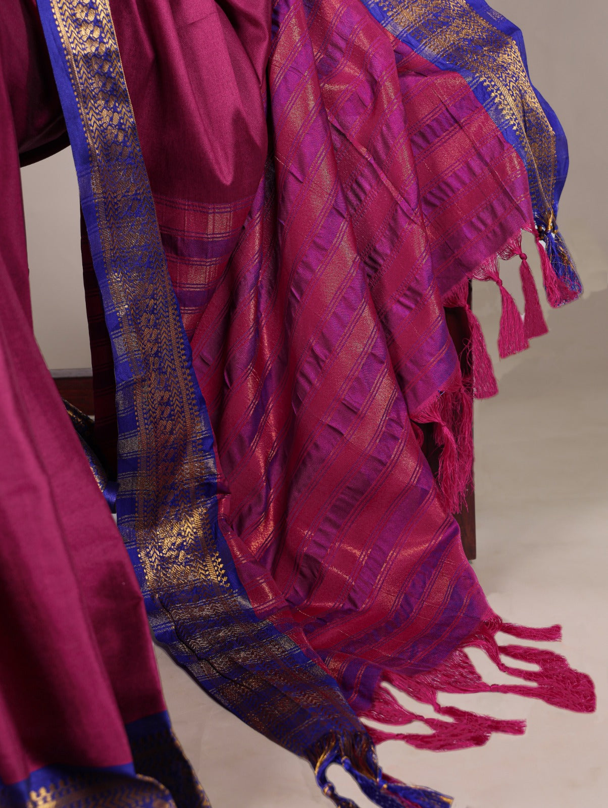 PRD00132 Soft, silky, and stunning aura silk saree.