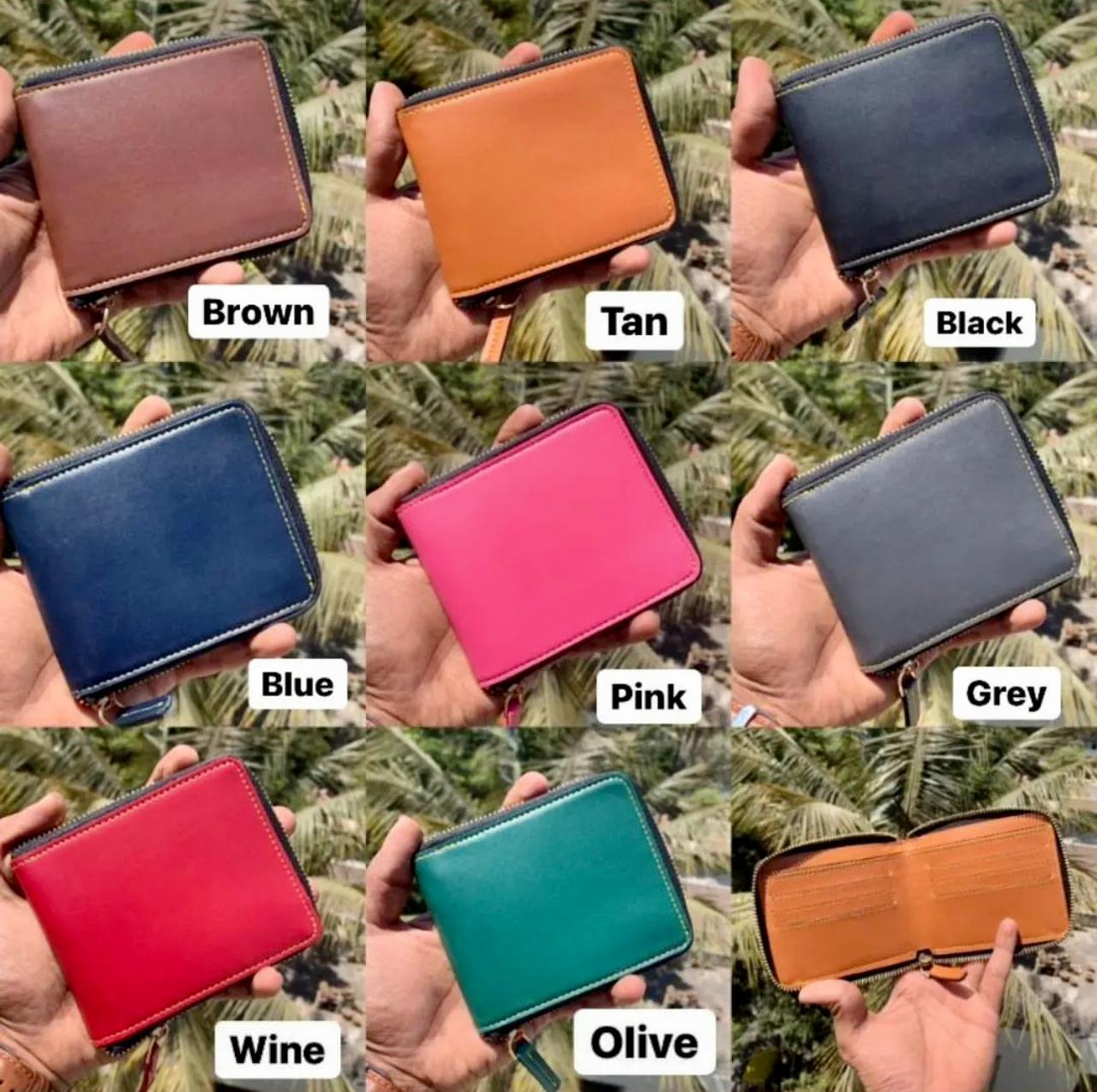 CCP007 Unisex custom wallet with zip