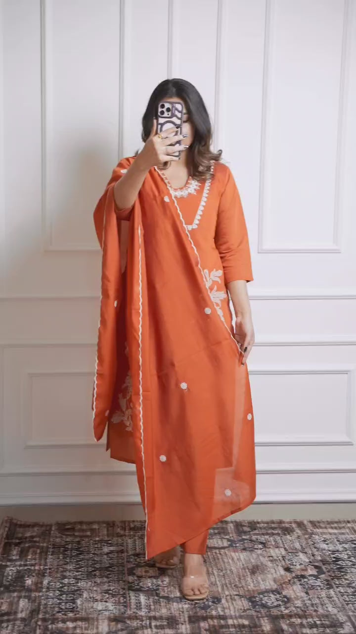 PRD0056 New Designers Kurti Pent Dupatta Set