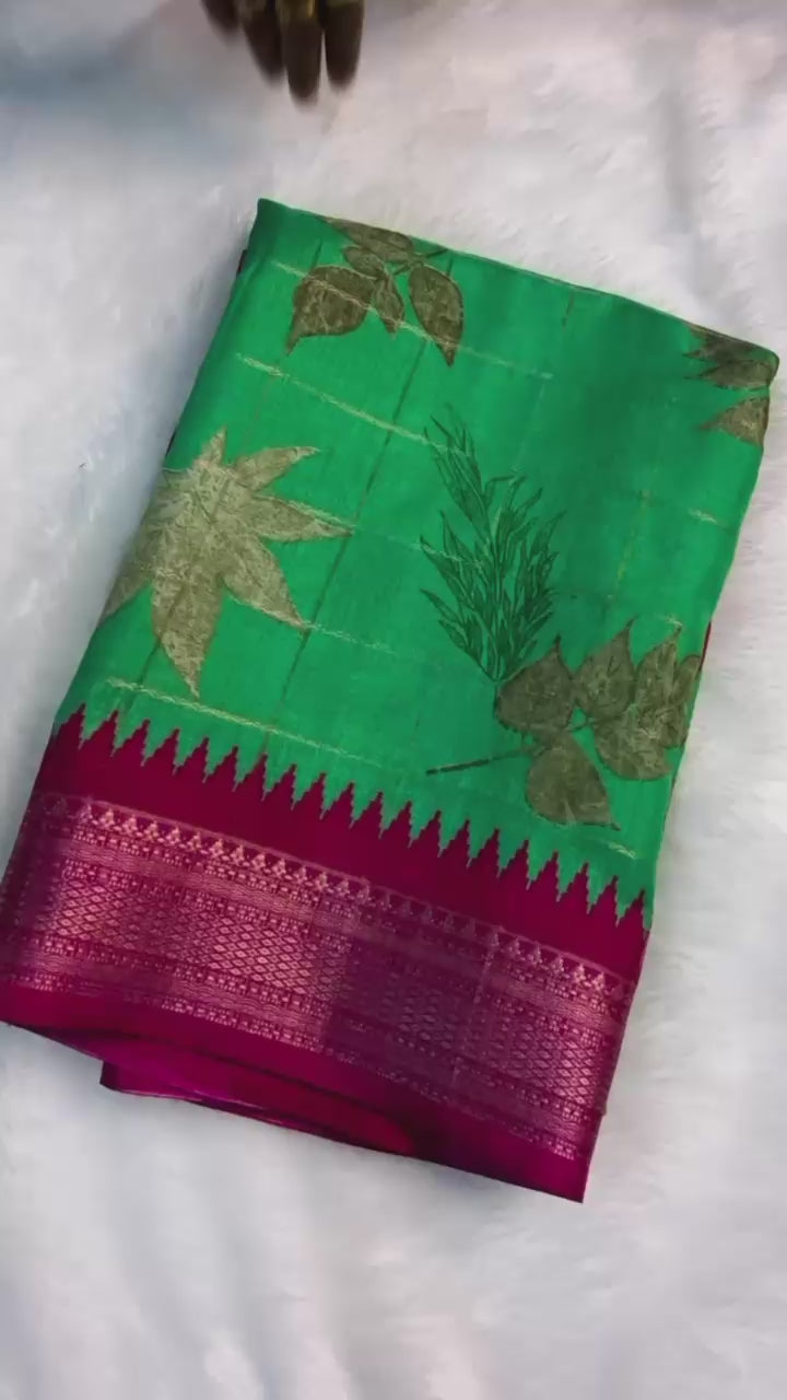 PRD0039 Pochampally Dola silk sarees with all over Ikkat design