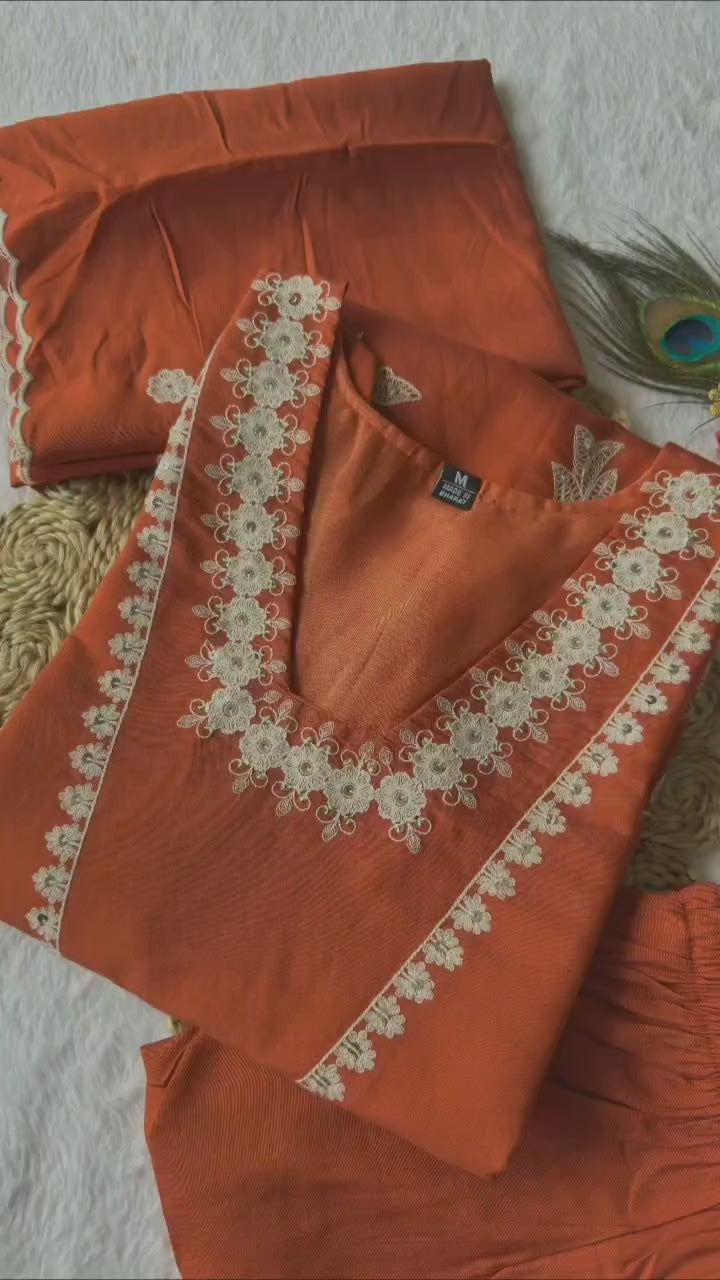 PRD0056 New Designers Kurti Pent Dupatta Set